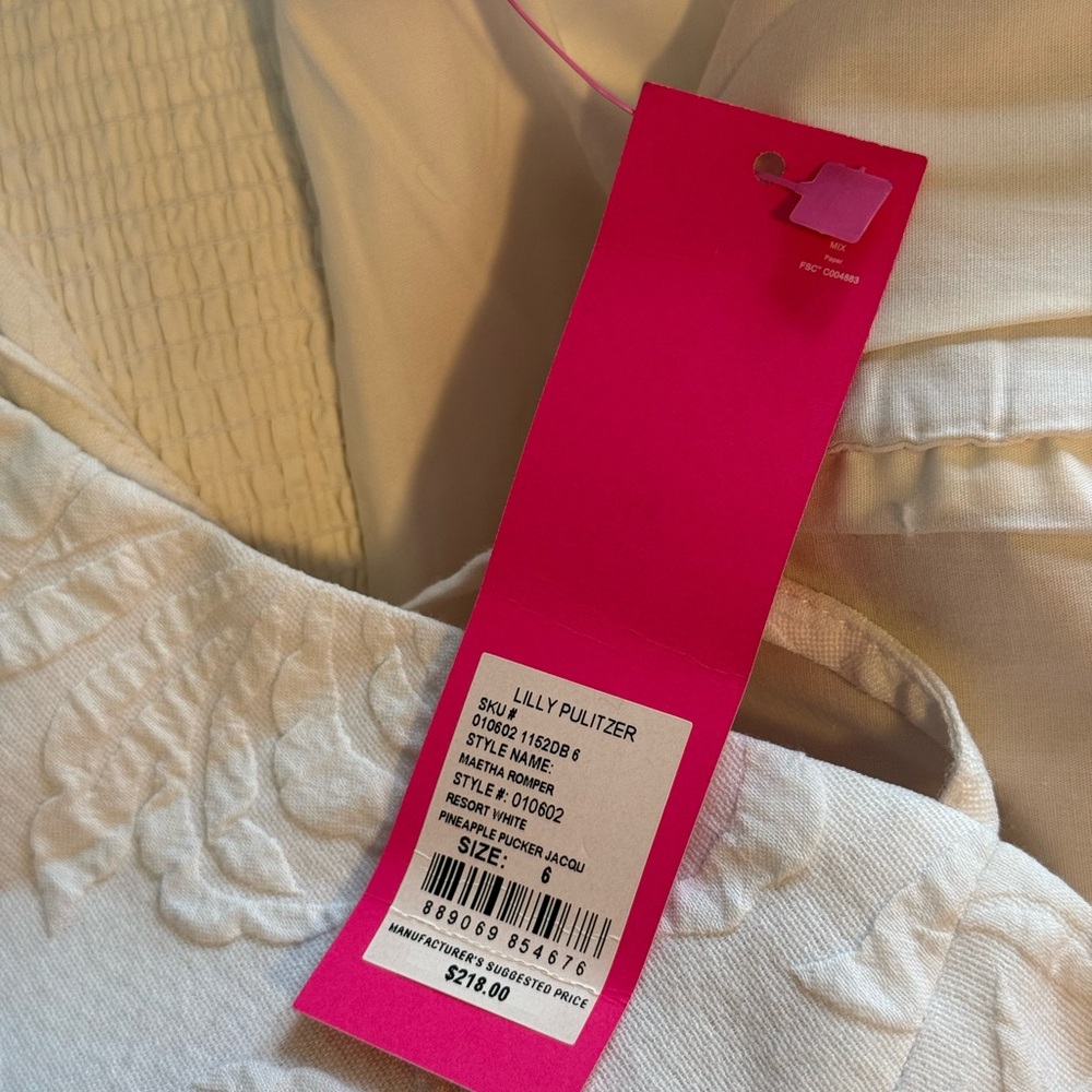 Lilly Pulitzer Maetha Romper NWT - Picture 6 of 6
